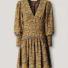 Minivestido con estampado floral