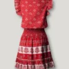 Minivestido con estampado floral