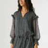 Minivestido con volantes