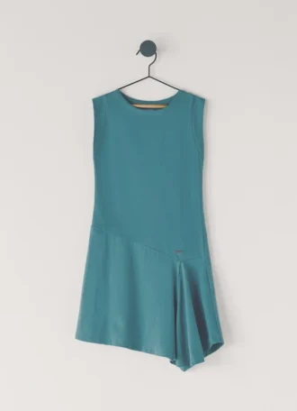 Minivestido de cuello redondo