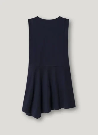Minivestido de cuello redondo