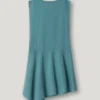 Minivestido de cuello redondo Minivestido de cuello redondo
