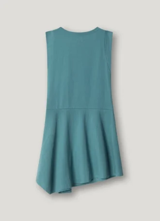 Minivestido de cuello redondo