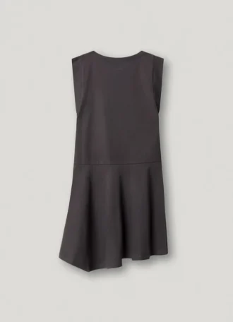 Minivestido de cuello redondo
