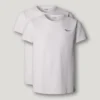 Pack de 2 camisetas de algodón elástico