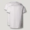 Pack de 2 camisetas de algodón elástico