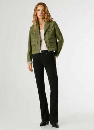 Pantalones acampanados de 5 bolsillos