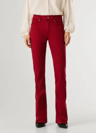 Pantalones acampanados de 5 bolsillos