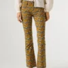 Pantalones acampanados de 5 bolsillos