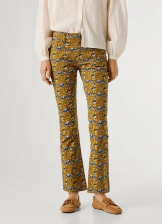 Pantalones acampanados de 5 bolsillos