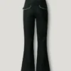 Pantalones acampanados de sarga Pantalones acampanados de sarga