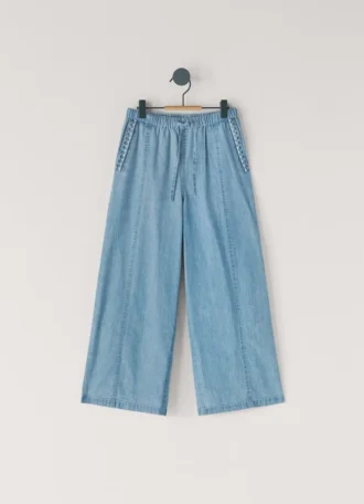 Pantalones anchos de denim