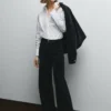 Pantalones anchos de terciopelo Pantalones anchos de terciopelo