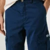 Pantalones cargo de sarga de corte regular Pantalones cargo de sarga de corte regular