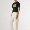 Pantalones cargo de sarga de corte regular Pantalones cargo de sarga de corte regular