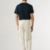 Pantalones cargo de sarga de corte regular Pantalones cargo de sarga de corte regular