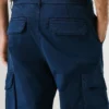 Pantalones cargo de sarga de corte regular Pantalones cargo de sarga de corte regular