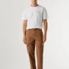 Pantalones cargo de sarga de corte regular Pantalones cargo de sarga de corte regular