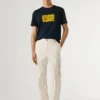 Pantalones cargo de sarga de corte regular Pantalones cargo de sarga de corte regular