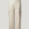 Pantalones cargo de sarga de corte regular Pantalones cargo de sarga de corte regular