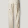 Pantalones cargo de sarga de corte regular Pantalones cargo de sarga de corte regular