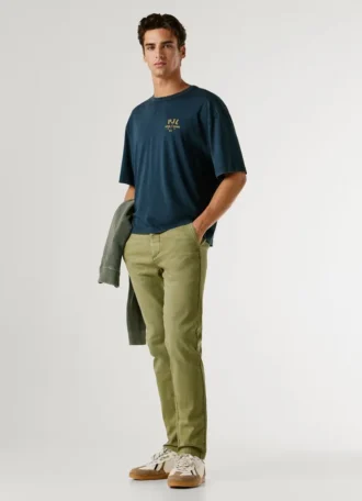Pantalones chino de corte cónico