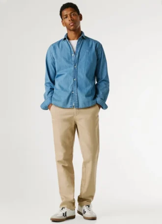 Pantalones chinos con cordón ajustable