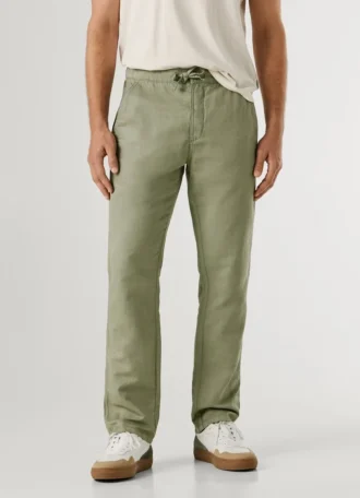 Pantalones chinos con cordón ajustable