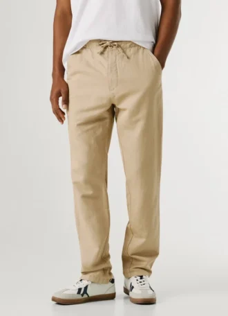 Pantalones chinos con cordón ajustable