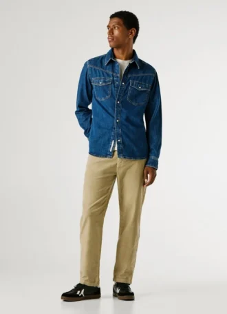 Pantalones chinos de corte regular Pantalones chinos de corte regular