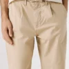 Pantalones chinos de popelín de corte holgado