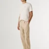 Pantalones chinos de popelín de corte holgado