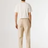 Pantalones chinos de popelín de corte holgado