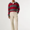 Pantalones chinos de popelín de corte holgado