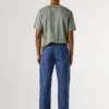 Pantalones chinos de popelín de corte holgado