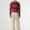 Pantalones chinos de popelín de corte holgado