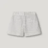 Pantalones cortos acampanados a rayas