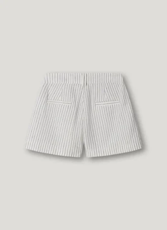 Pantalones cortos acampanados a rayas