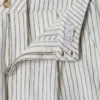 Pantalones cortos acampanados a rayas