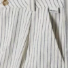 Pantalones cortos acampanados a rayas