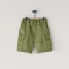Pantalones cortos cargo con cintura ajustable Pantalones cortos cargo con cintura ajustable