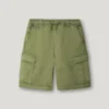 Pantalones cortos cargo con cintura ajustable Pantalones cortos cargo con cintura ajustable