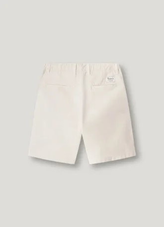 Pantalones cortos chinos de popelín