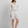 Pantalones cortos con detalles calados