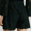Pantalones cortos con detalles calados Pantalones cortos con detalles calados