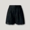 Pantalones cortos con detalles calados Pantalones cortos con detalles calados