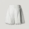 Pantalones cortos con detalles calados