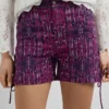 Pantalones cortos con estampado abstracto