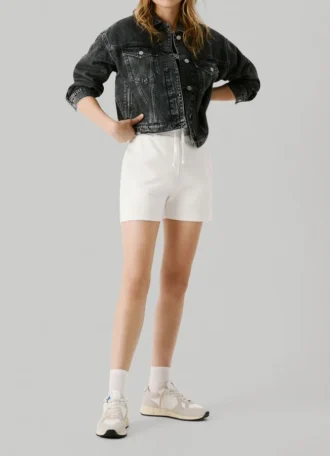 Pantalones cortos de felpa con cintura ajustable