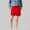 Pantalones cortos de felpa con cintura ajustable